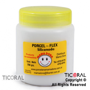 PORCEL-FLEX SILICONADA X 250GR X 1